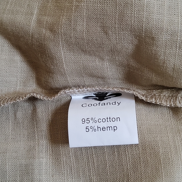 COOFANDY Button Up Henley Long Sleeve Shirt XXL New - Picture 5 of 6